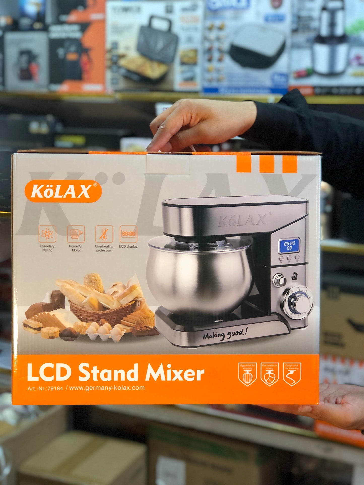 KOLAX 5L Digital Stand Mixer NR79184