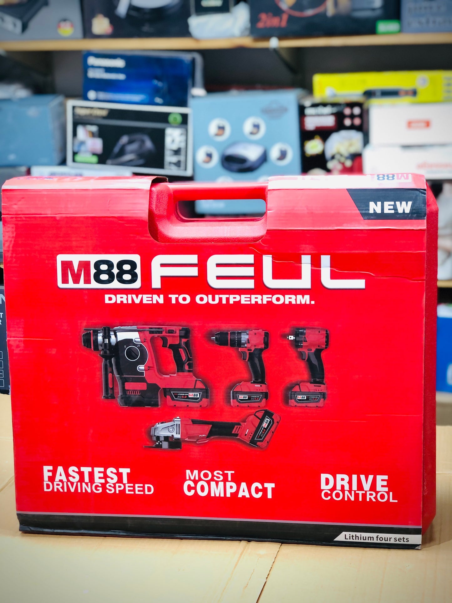 Milwaukee 4 in 1 Drill Machine Set Tool kit Set