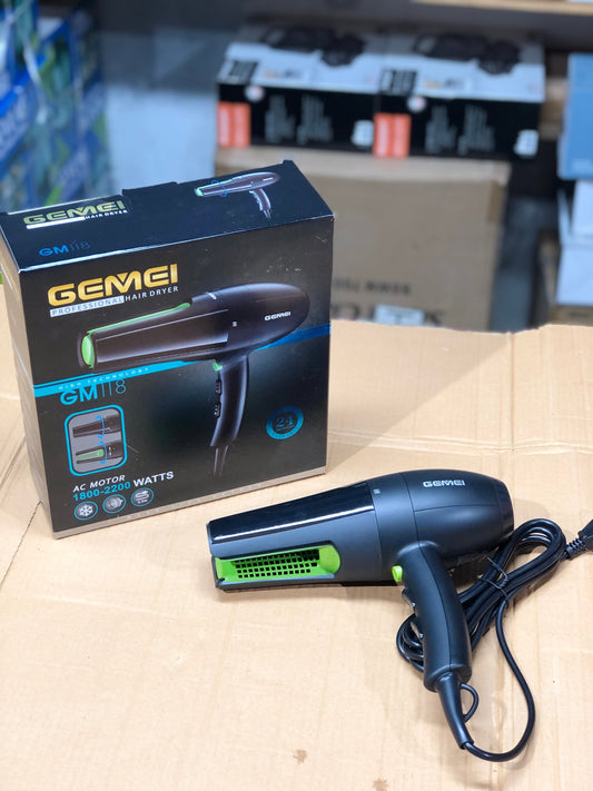 GEMEI Professional Motor Hair Dryer GM118