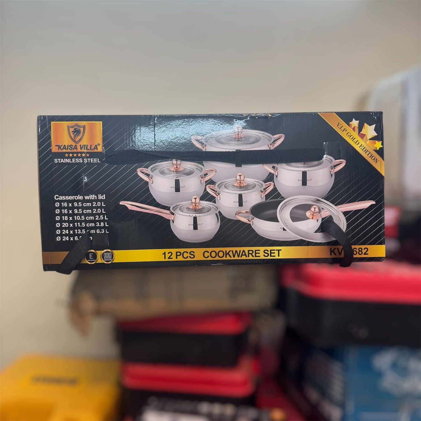 Imported kaisa Villa 12 Piece Cookware Set