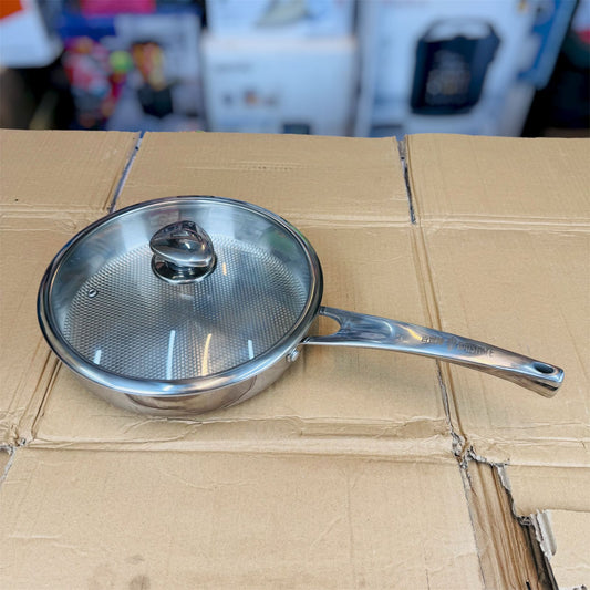 Imported 26cm Fish Coating Havey Stainlees Steel Fry Pan