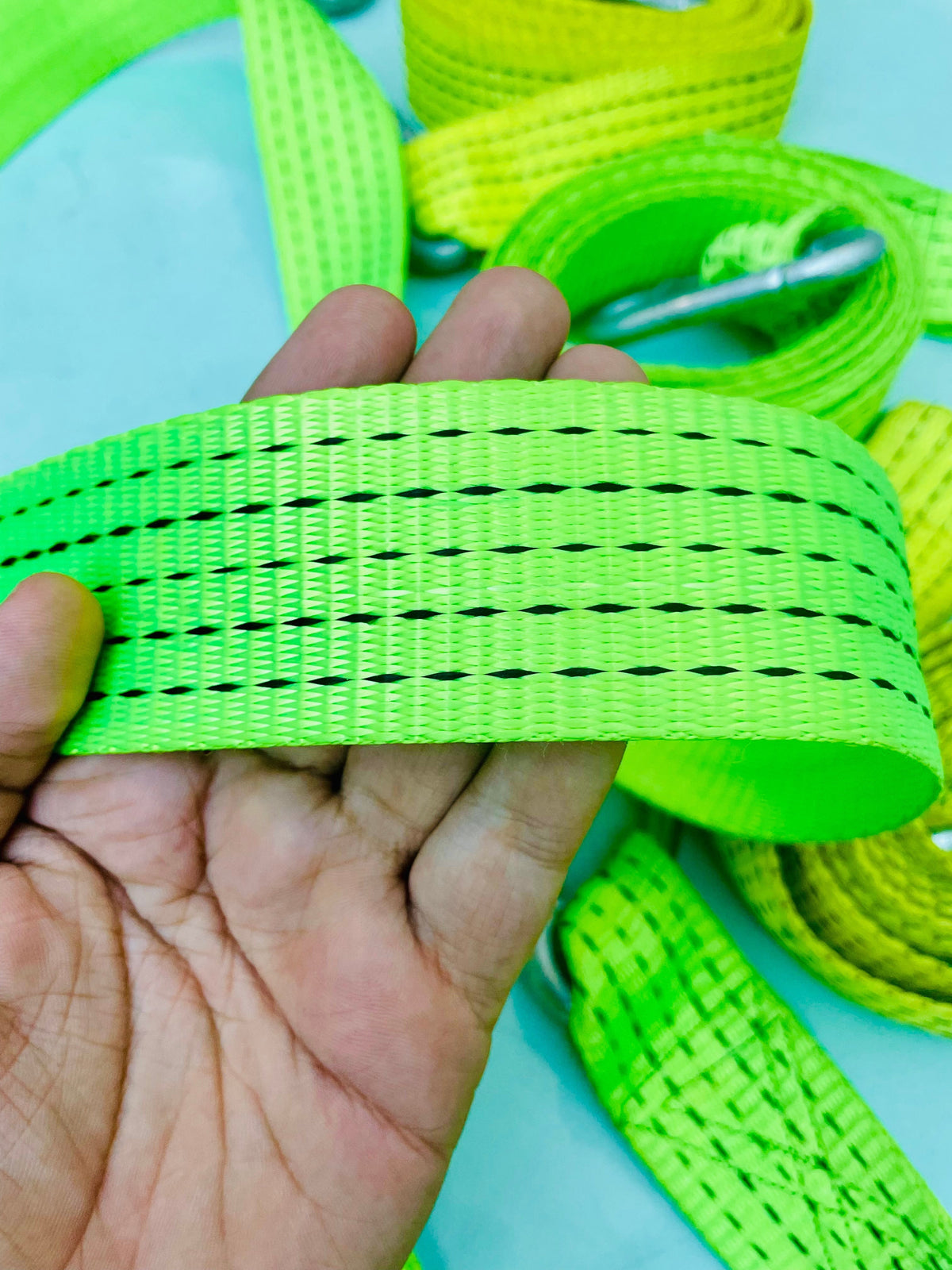 9ft Heavy-Duty Two-Chain  Cable with Dual Steel Hooks | AwamiImport.com