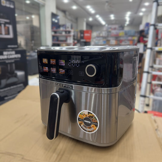 Geepas 8L Stainless Steel Digital Air Fryer 37534