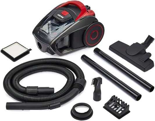 GEEPAS Bagless Cylinder Vacuum Cleaner GVC19035