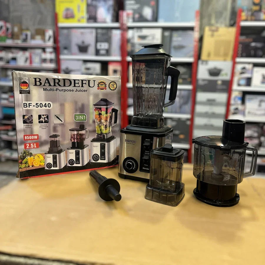 Bardefu 3-in-1 BF-5040 Blender, Chopper & Grinder – Versatile Power | mk hardware