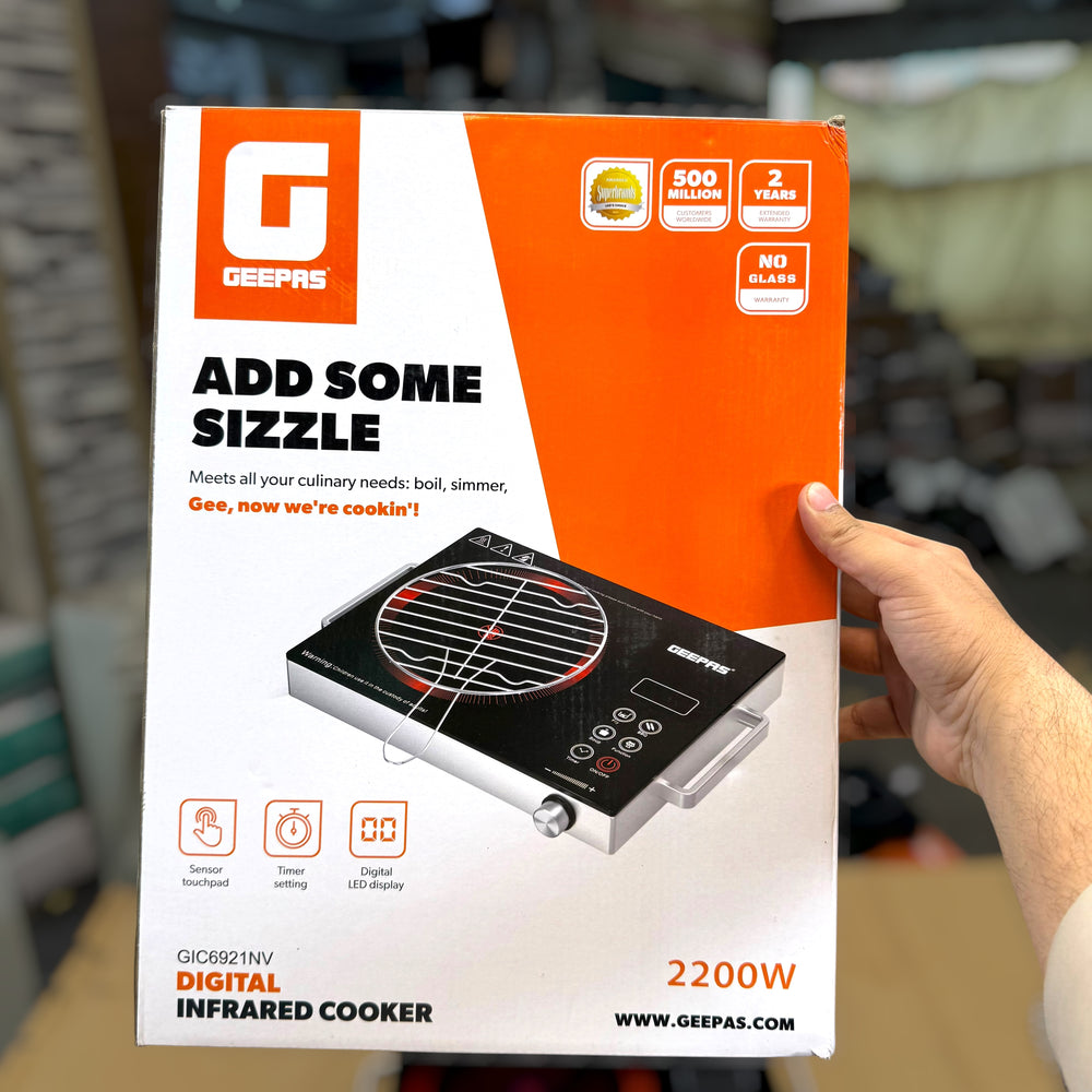 Geepas Ceramic INfrared Stove with Grill GIC6921NV