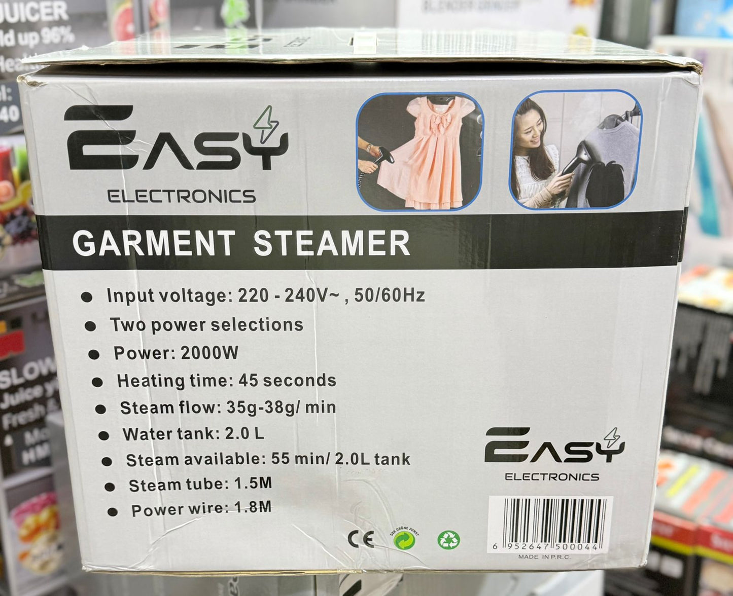 Imported EASY Garment Steamer 2.0L 2000W