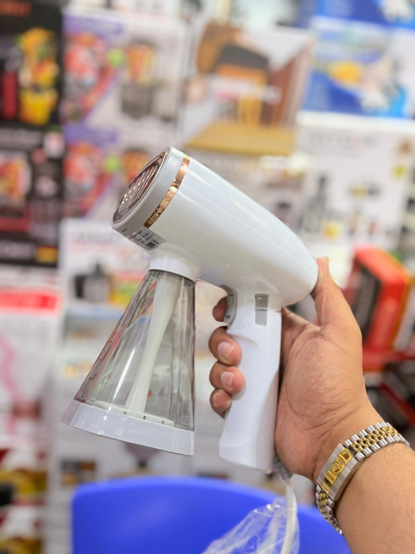 RAF hand held garment steamer