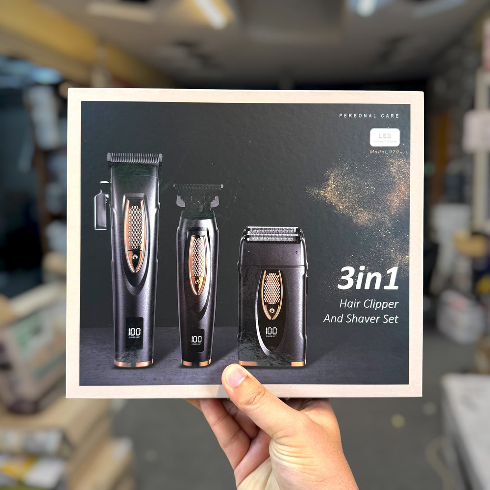Imported 3 in 1 Hair Clipper & Shaver Set