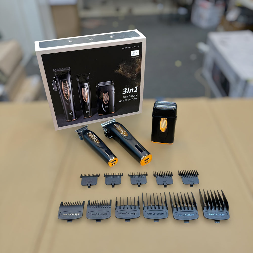 Imported 3 in 1 Hair Clipper & Shaver Set