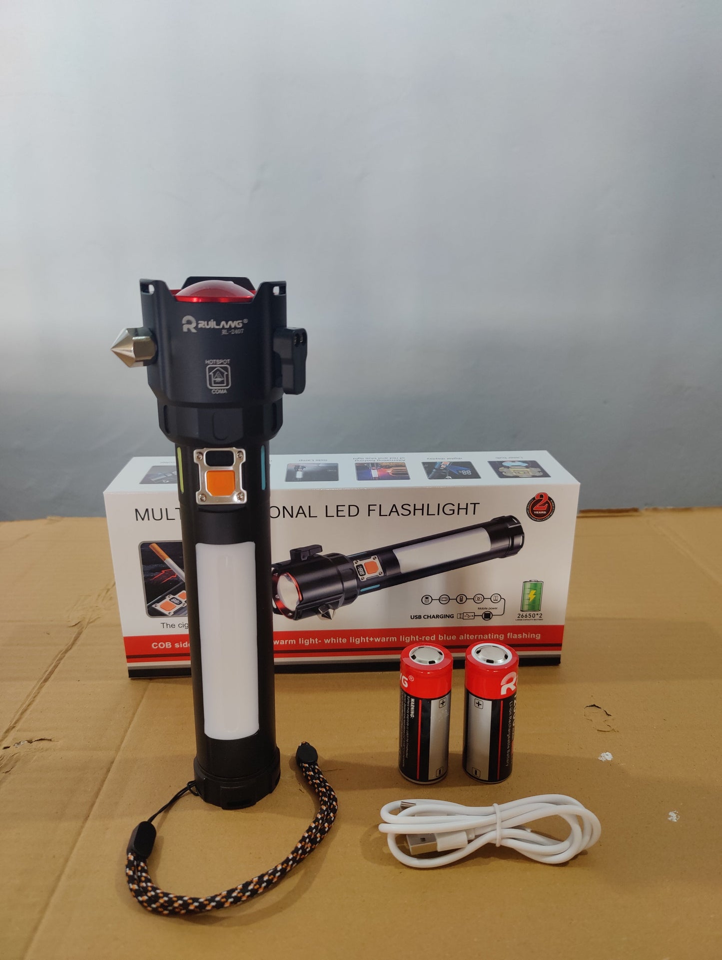 Imported Multifunction LED Flashlight