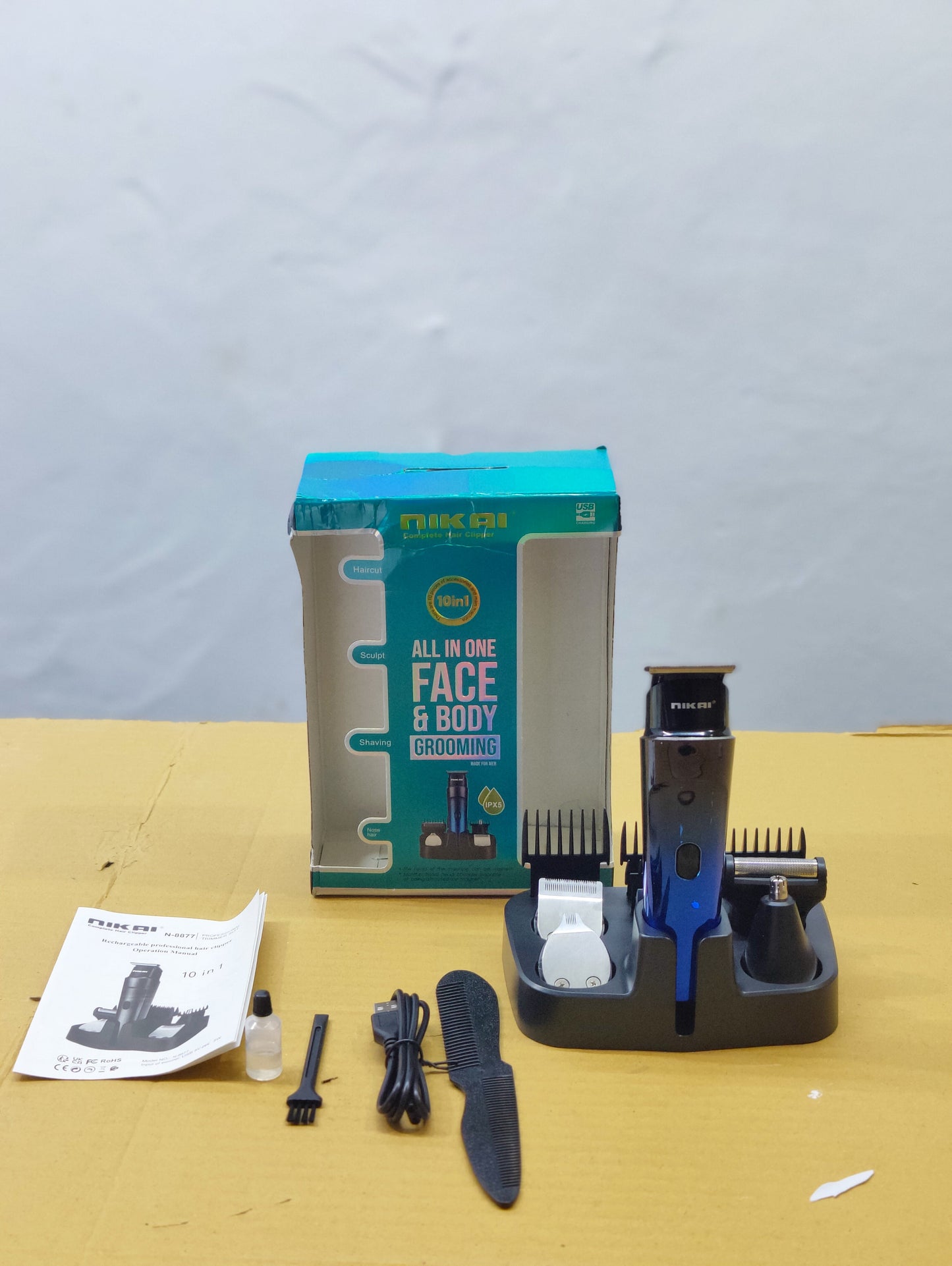 Naiki 10in 1 Multi Grooming Trimmer Kit