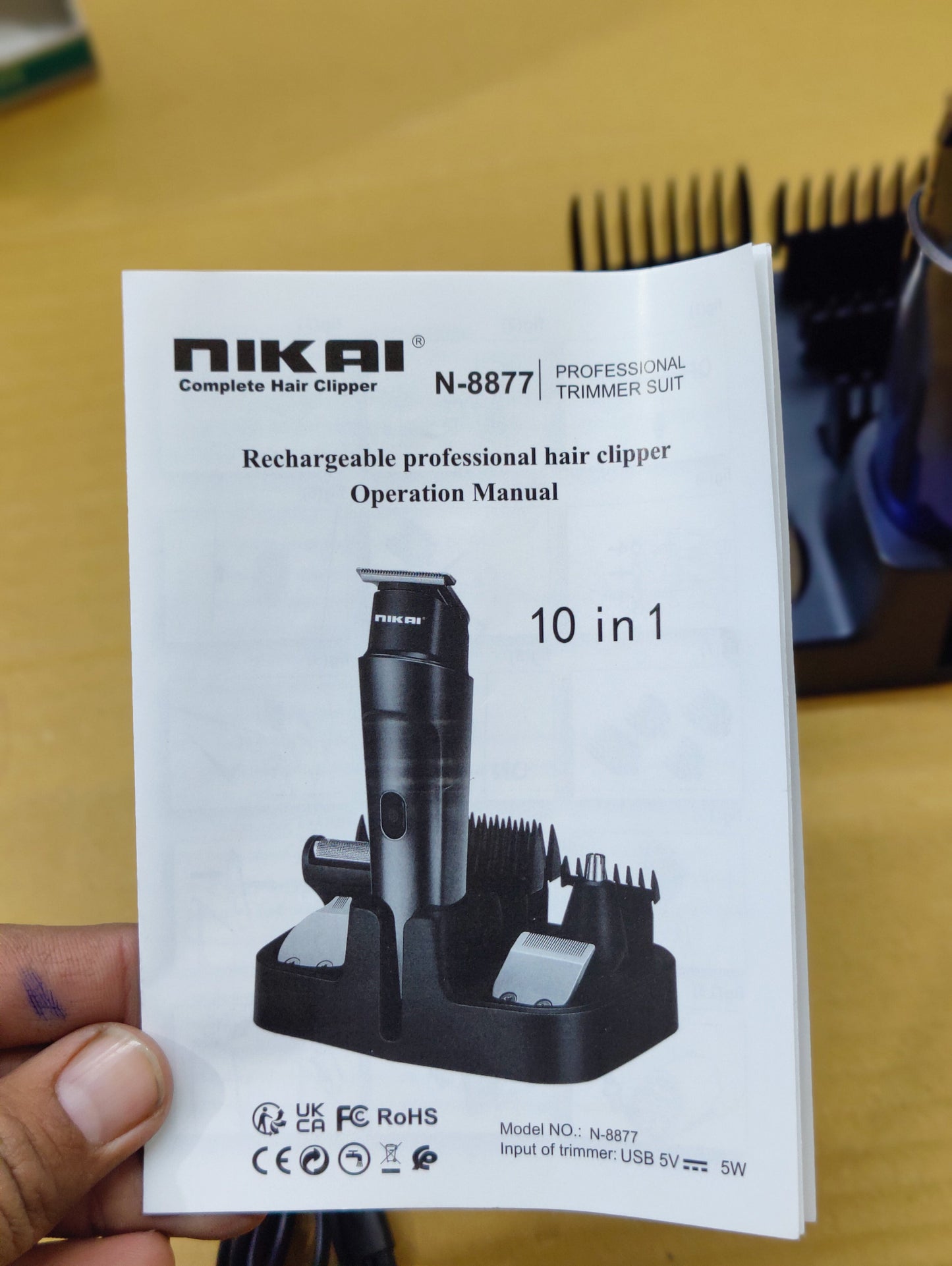 Naiki 10in 1 Multi Grooming Trimmer Kit