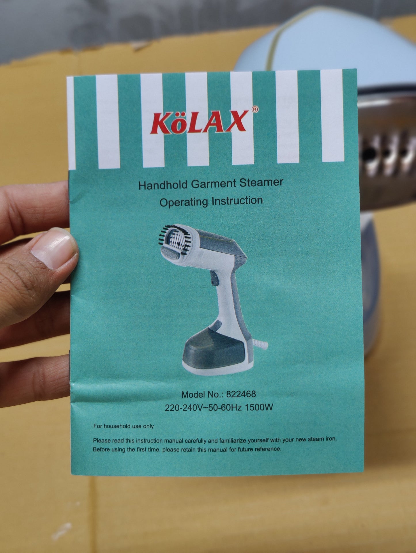 Imported Kolax  Handheld Garment Steamer - 1500 Watt