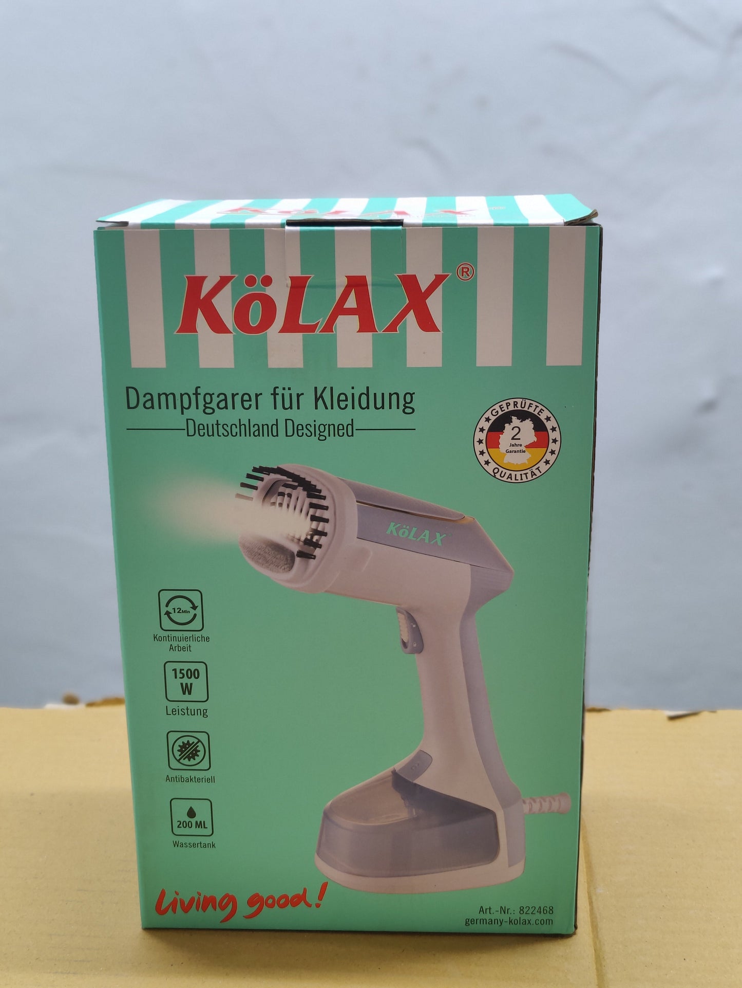 Imported Kolax  Handheld Garment Steamer - 1500 Watt