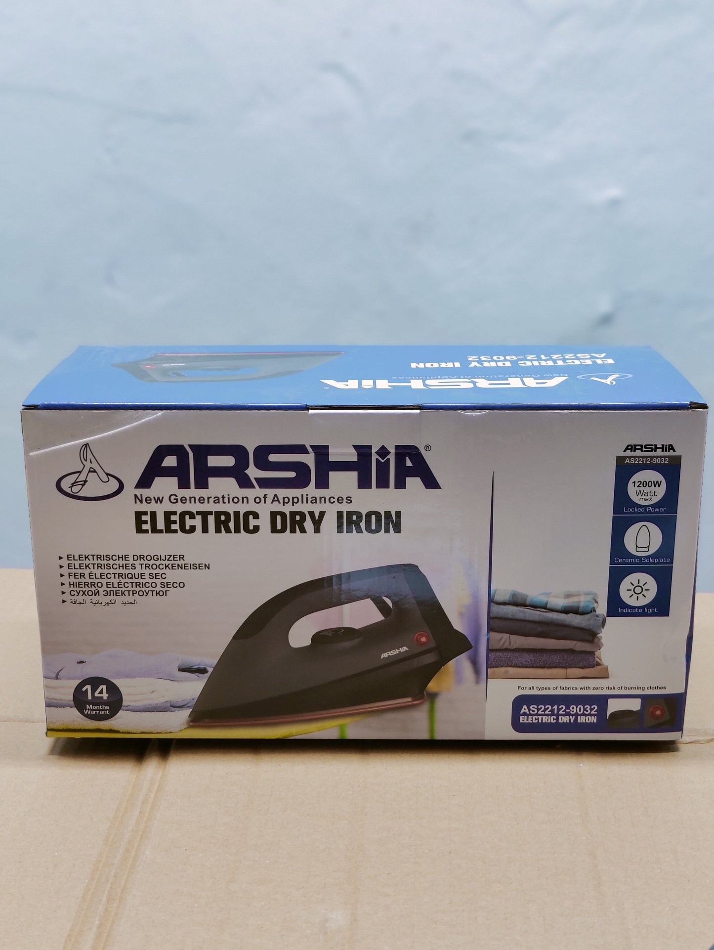 Arshia Electric Dry Iron Model - 1200 Watt -Model AS2212