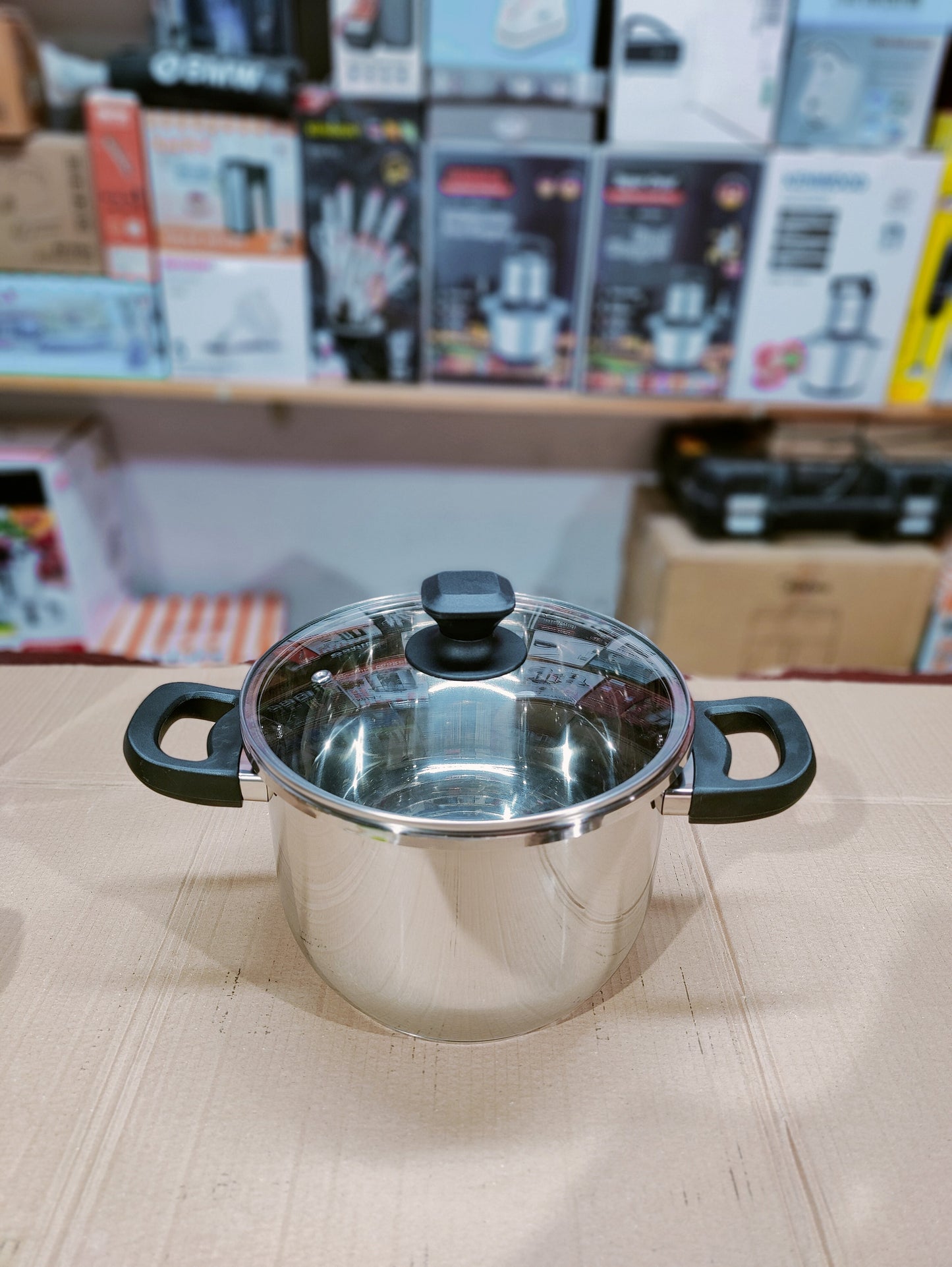 Tefal Stainless Steel Automatic Pressure Cooker- 5L + 7L