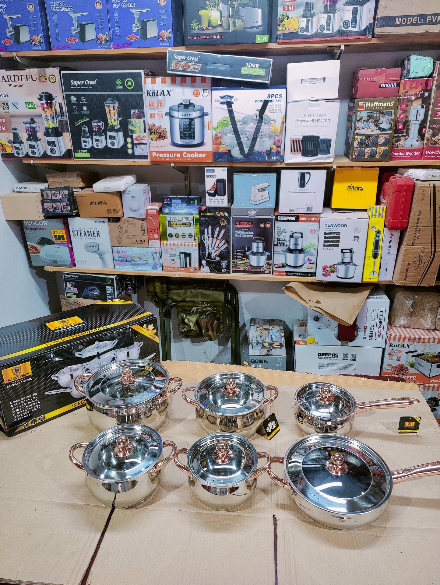 Imported kaisa Villa 12 Piece Cookware Set
