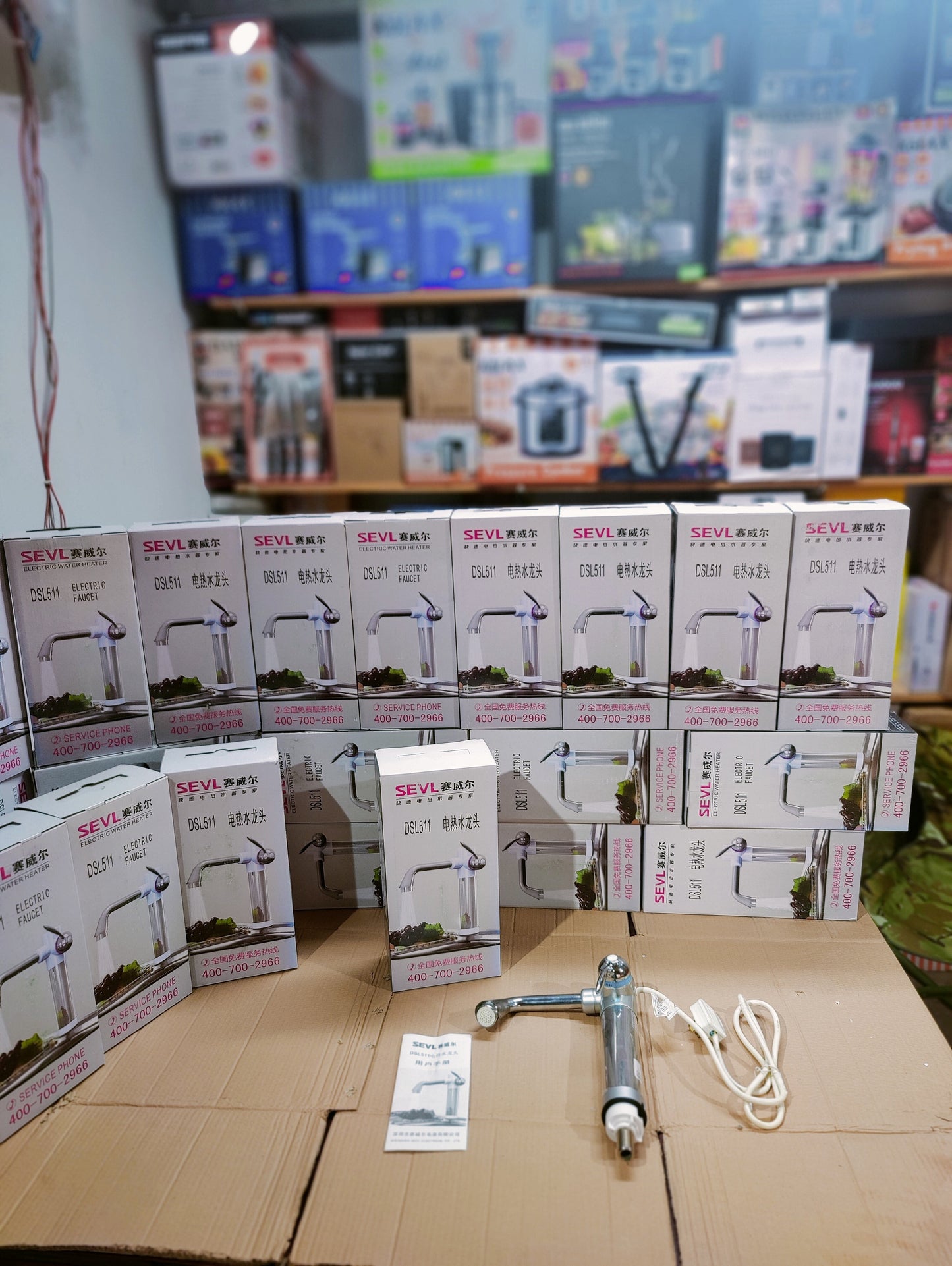 Lot Imported Sevl Electric Water Faucet