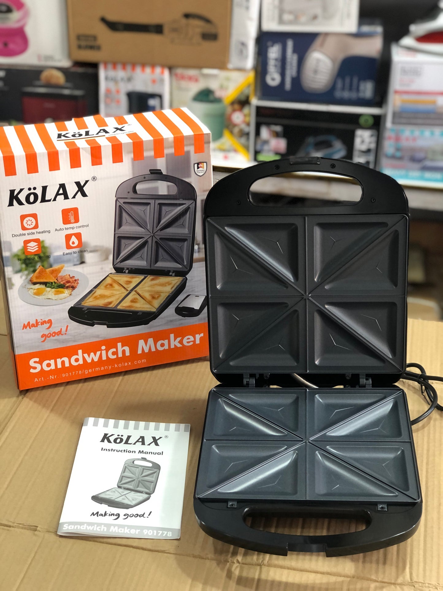 kolax 8 Slices Sandwich Maker