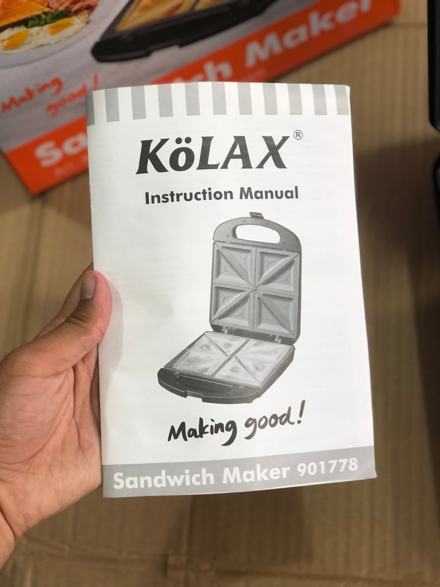 kolax 8 Slices Sandwich Maker