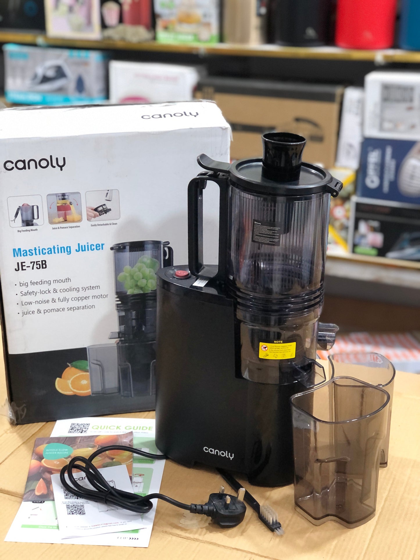 Canoly Cold Press Slow Juicer  JE-75B