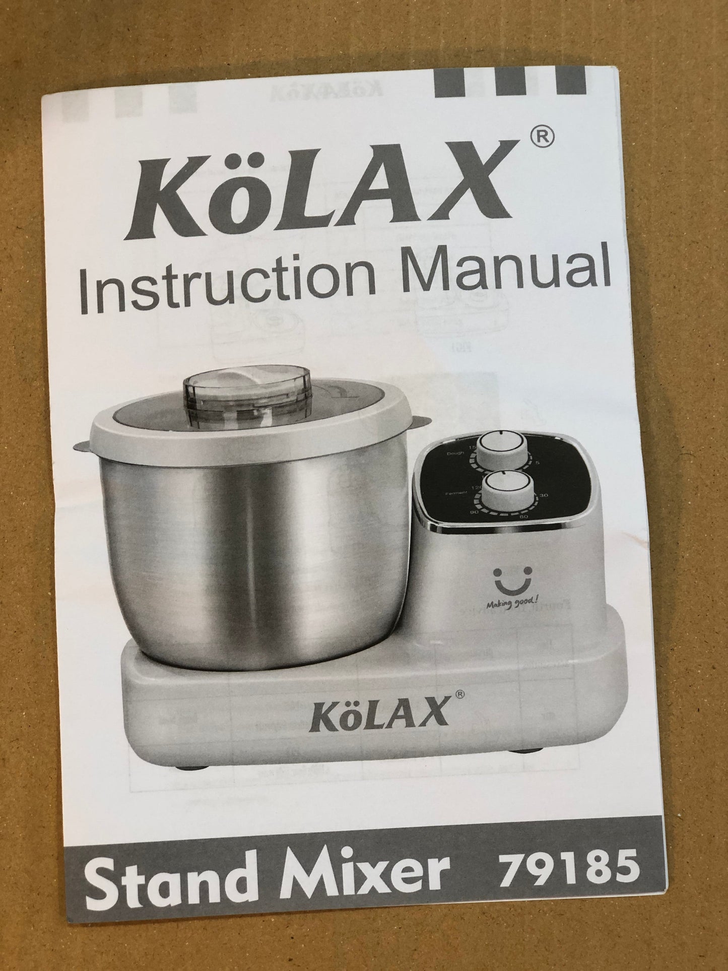 KOLAX Germany 7L Dough Maker 79185