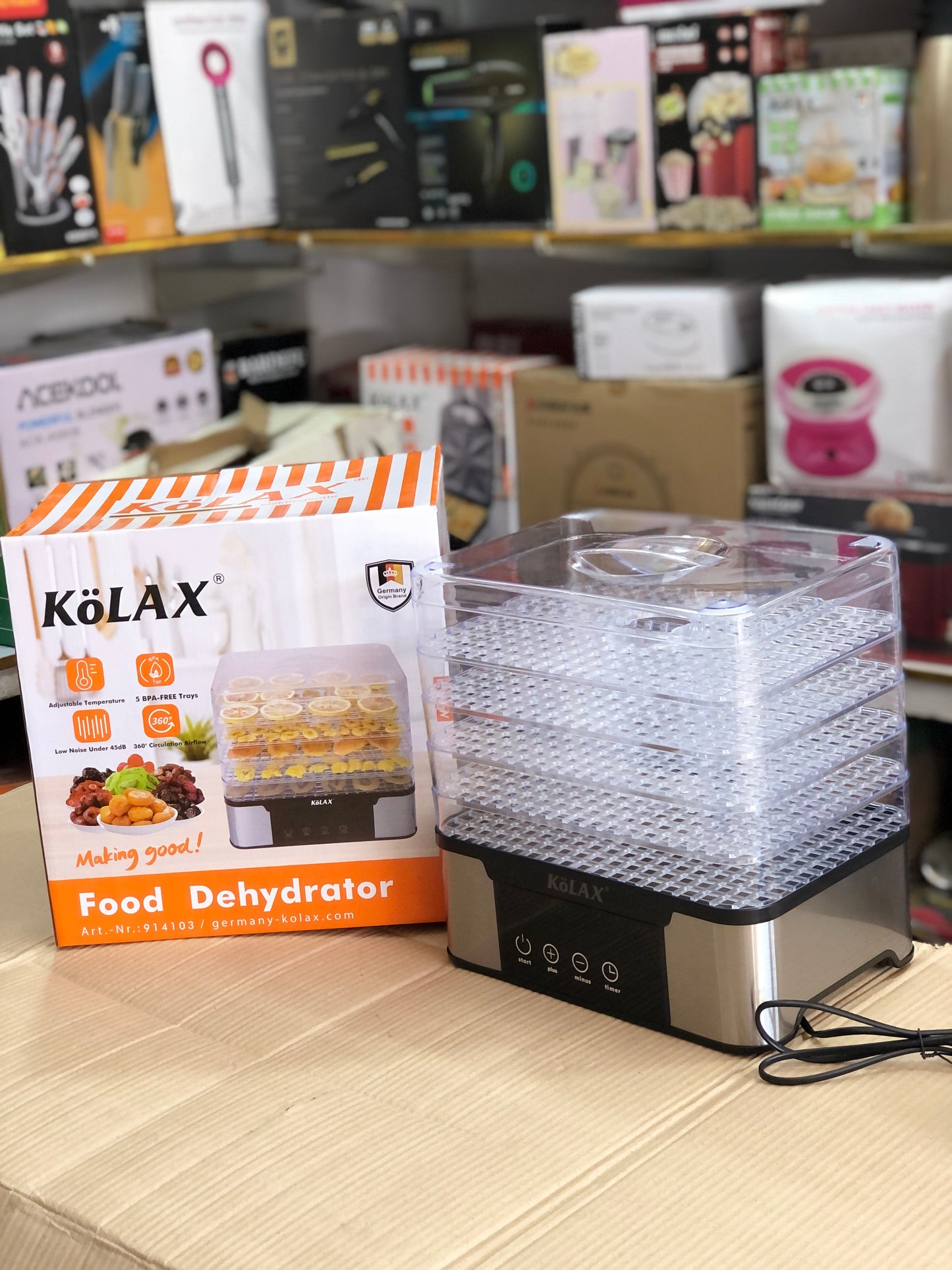 Kolax 5 Tray Food Dehydrator 914103