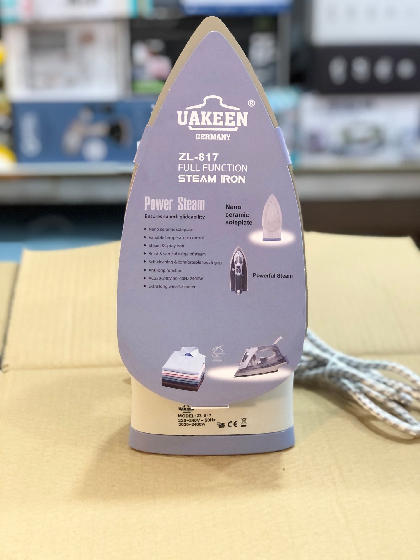 Uakeen Steam Iron ZL-817