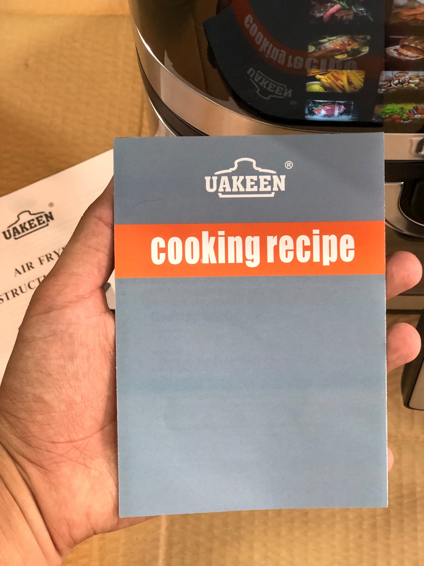 Uakeen Digital Double Heating Air Fryer 10L Capacity ZL-1709