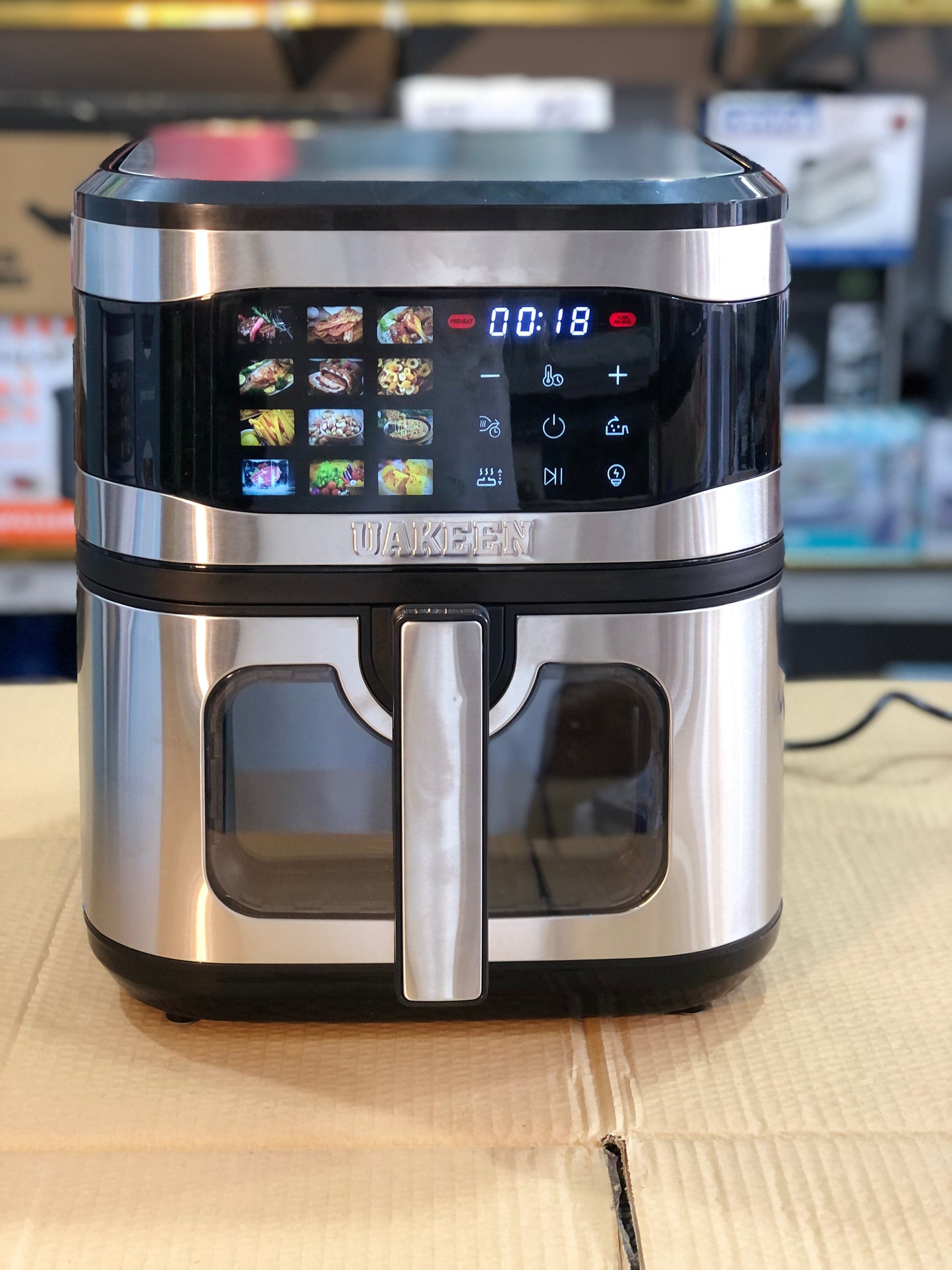 Uakeen Digital Double Heating Air Fryer 10L Capacity ZL-1709