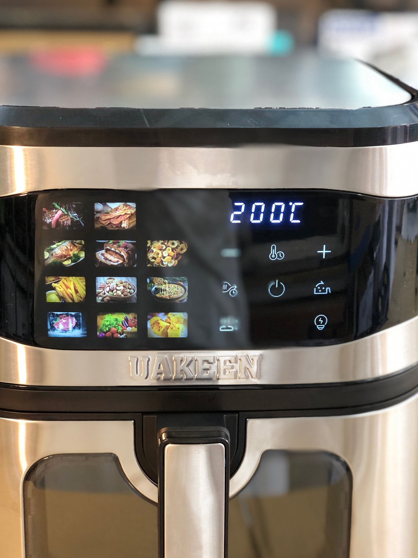 Uakeen Digital Double Heating Air Fryer 10L Capacity ZL-1709