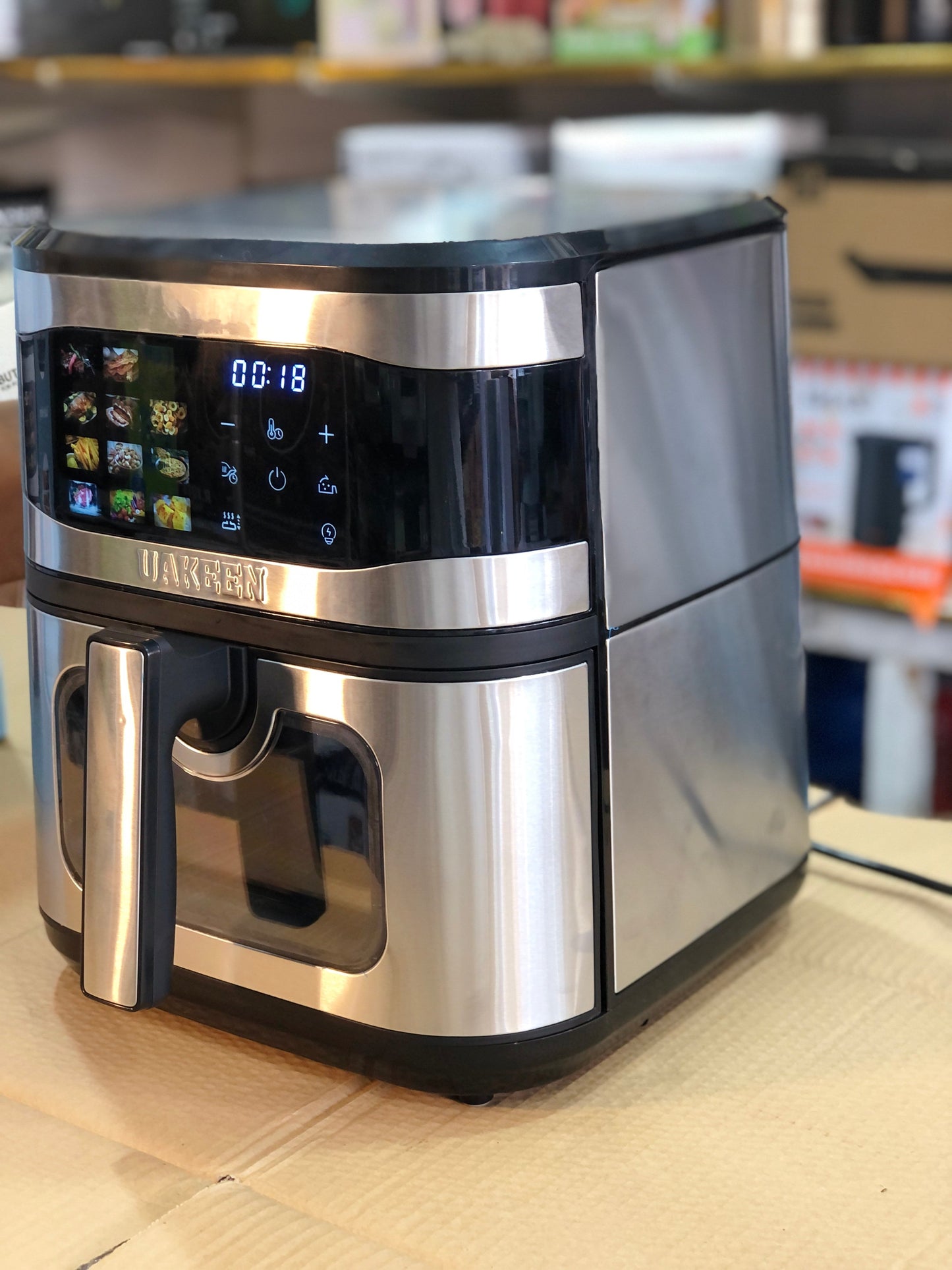 Uakeen Digital Double Heating Air Fryer 10L Capacity ZL-1709