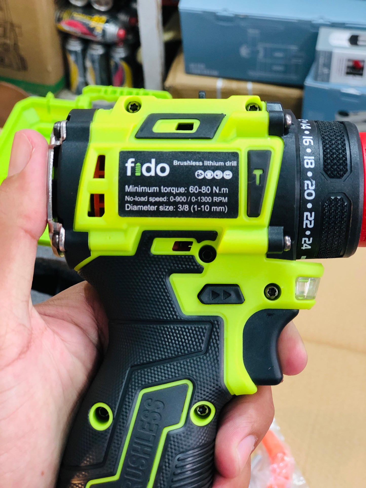 FIDO Rechargeable 21V Drill Set