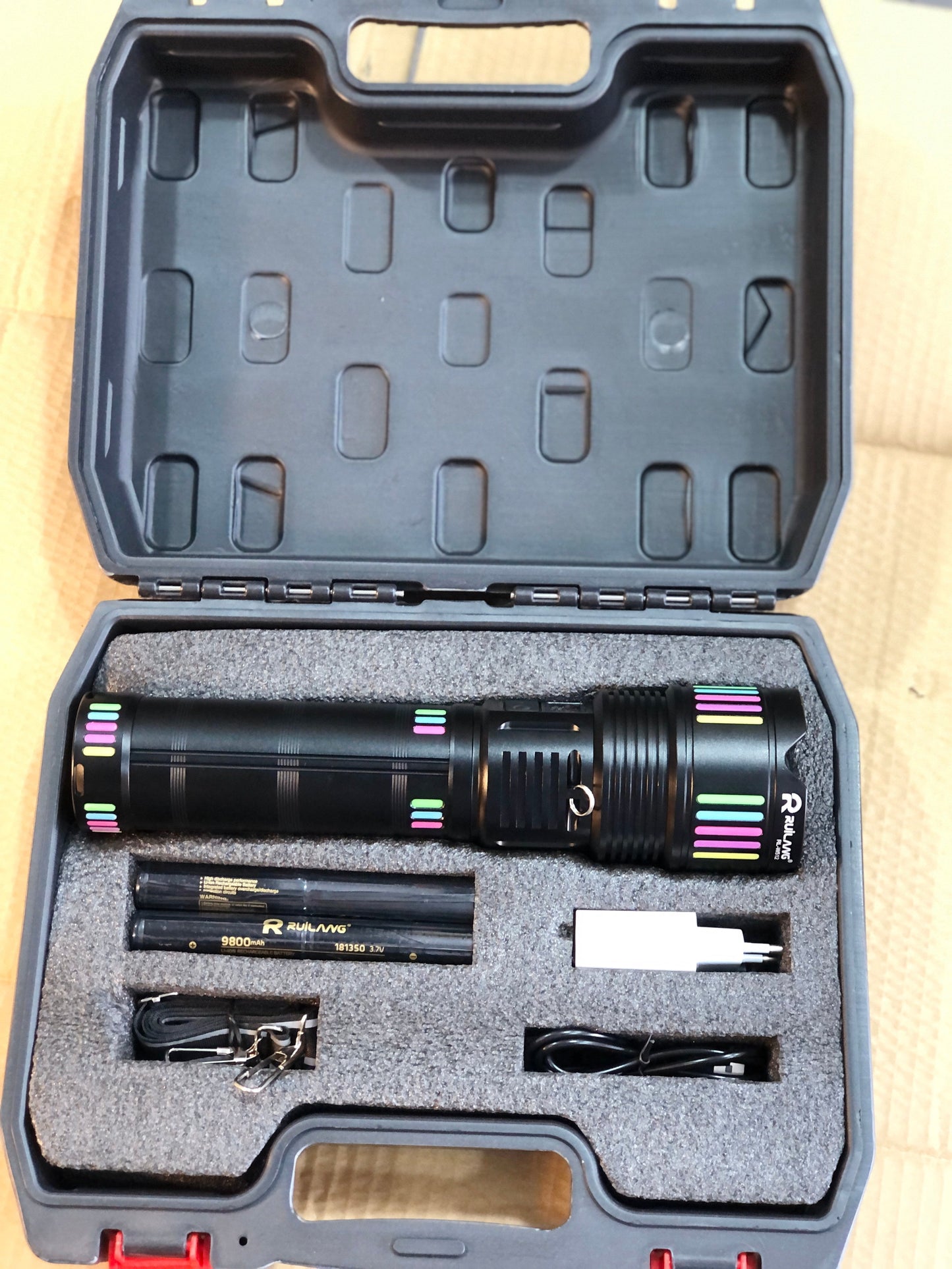 Ruilang Zoom White Laser Flashlight Torch RL-W512