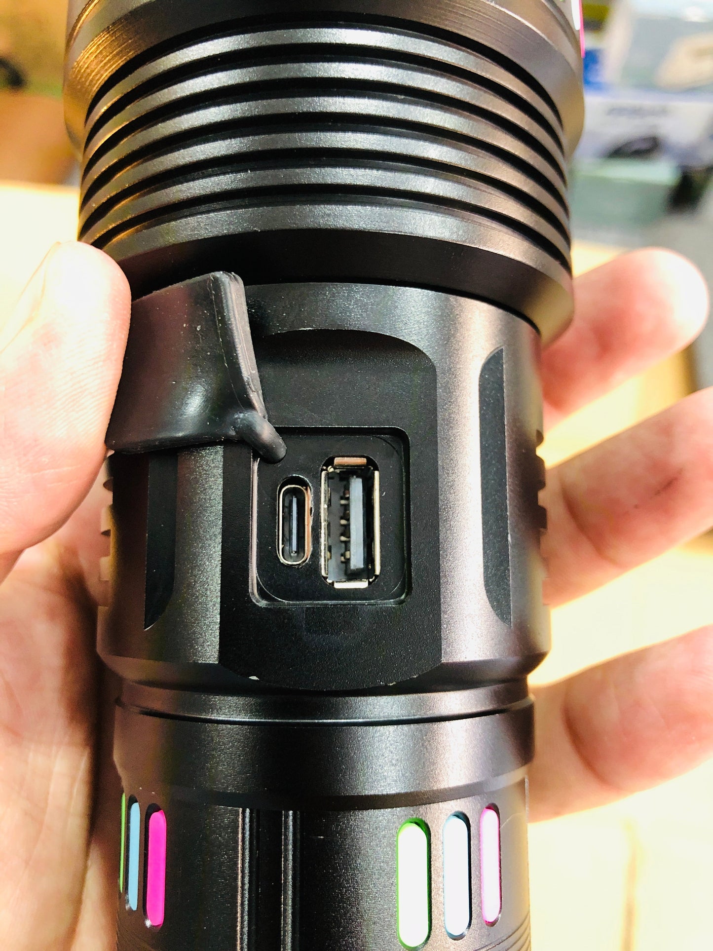Ruilang Zoom White Laser Flashlight Torch RL-W512