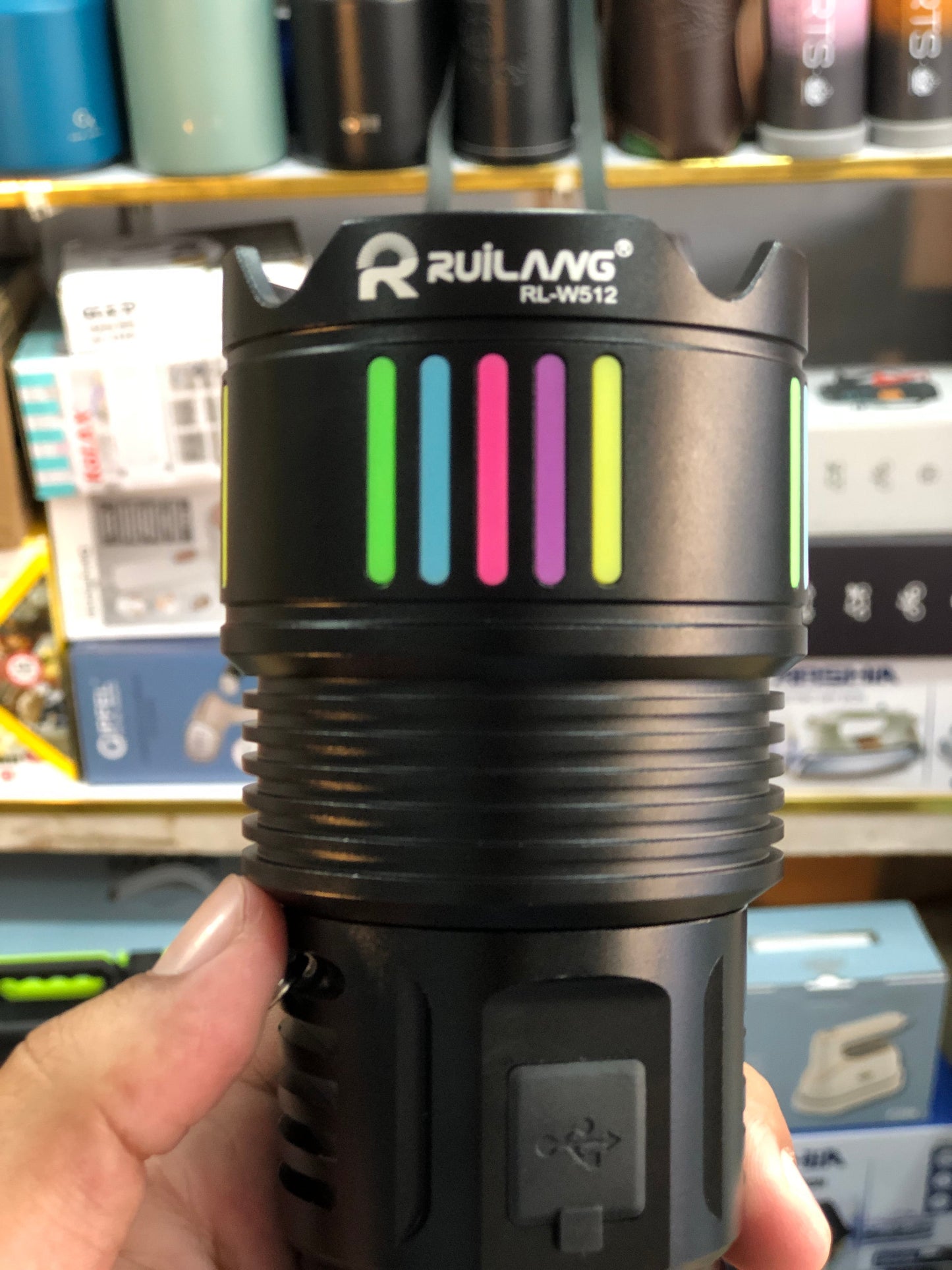Ruilang Zoom White Laser Flashlight Torch RL-W512