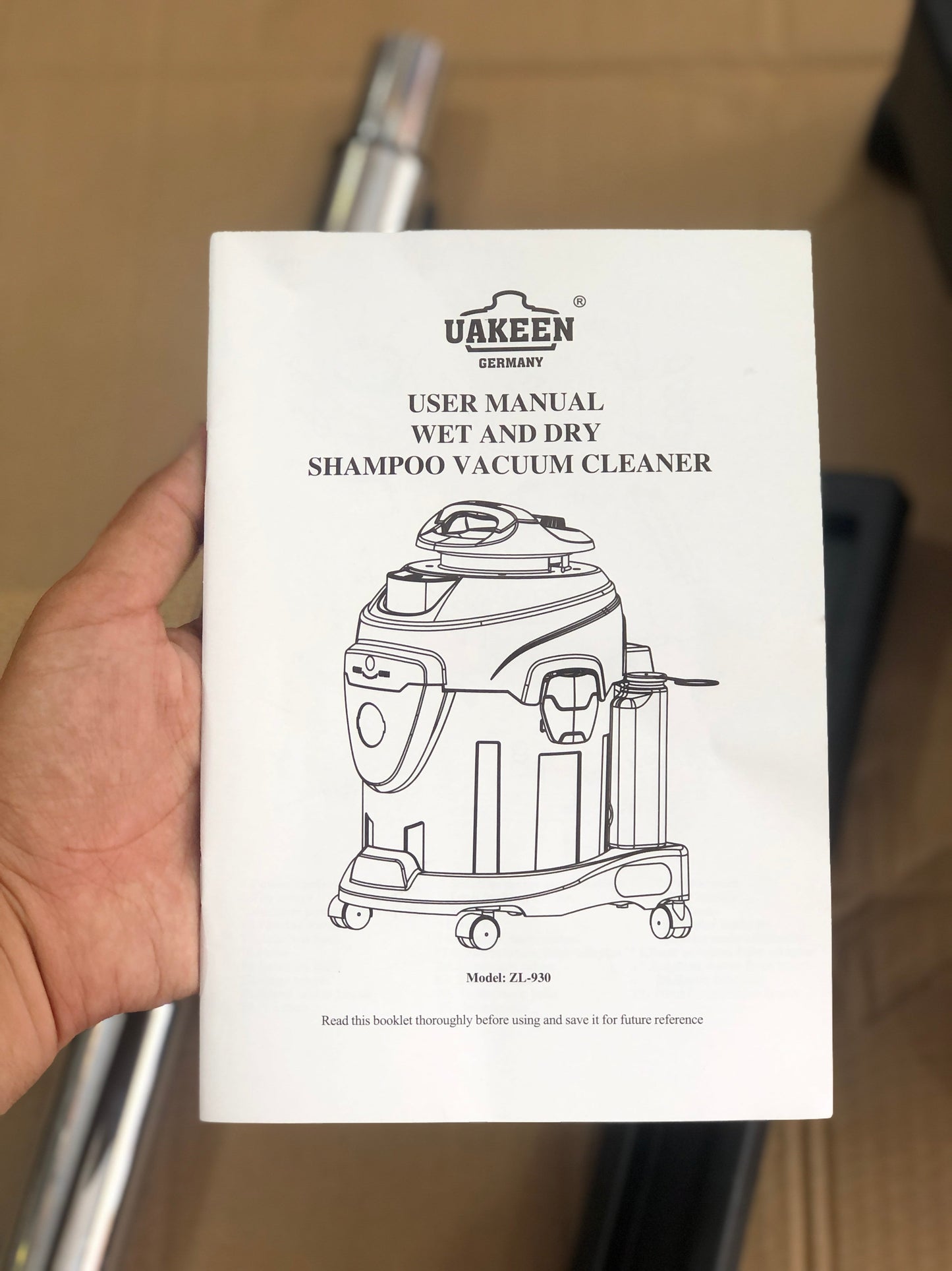 Uakeen 4in 1 Wet and Dry Shampoo Vacuum Cleaner ZL-930