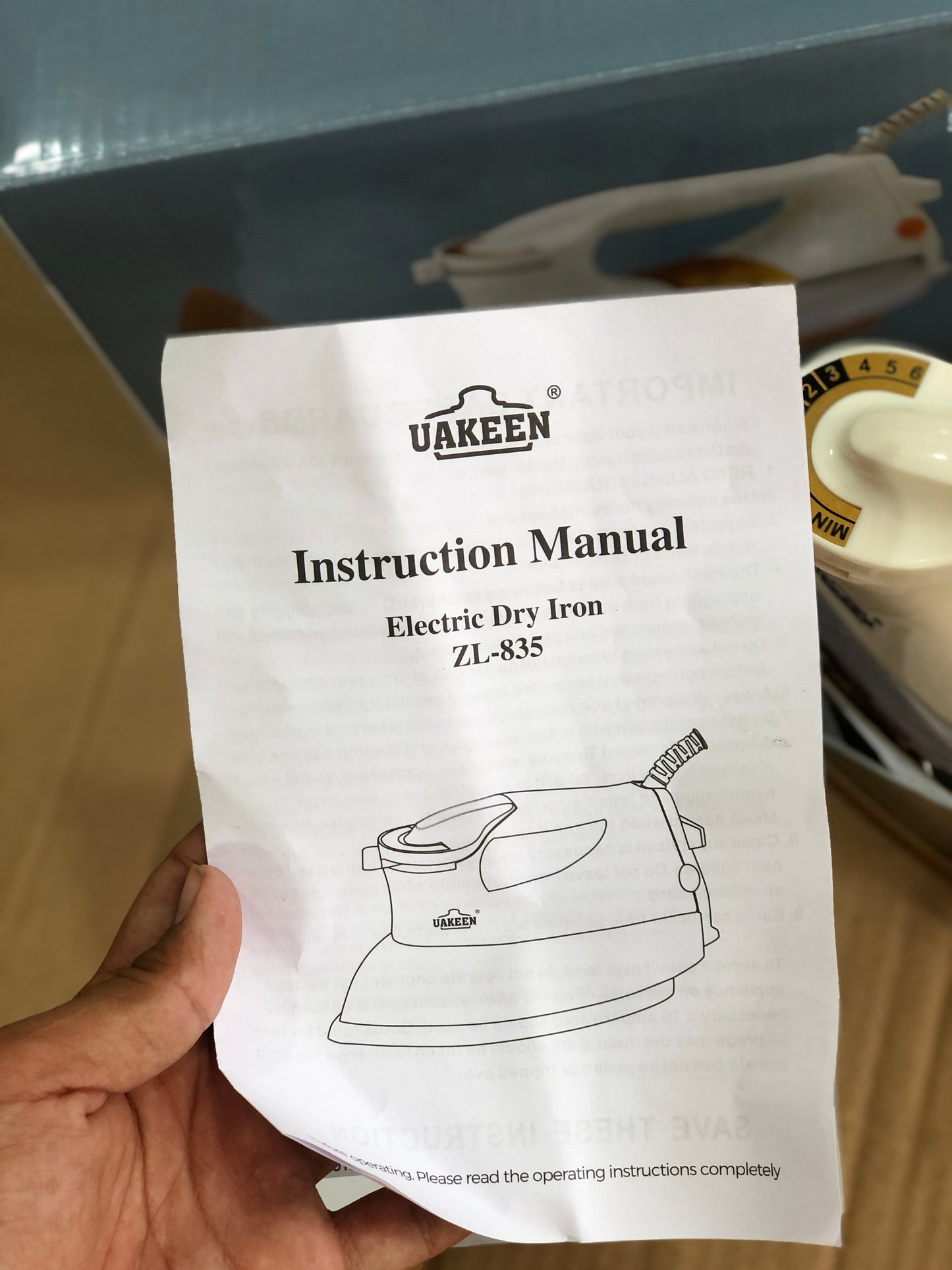 Uakeen Electric Dry Iron ZL-835