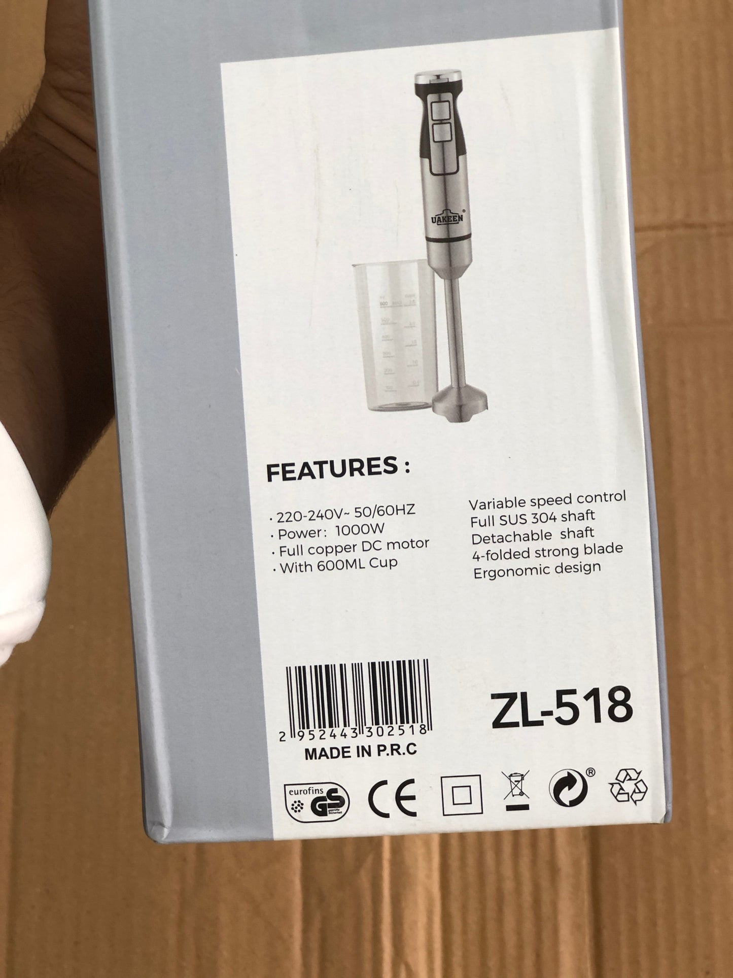 Uakeen Hand blender Zl-518