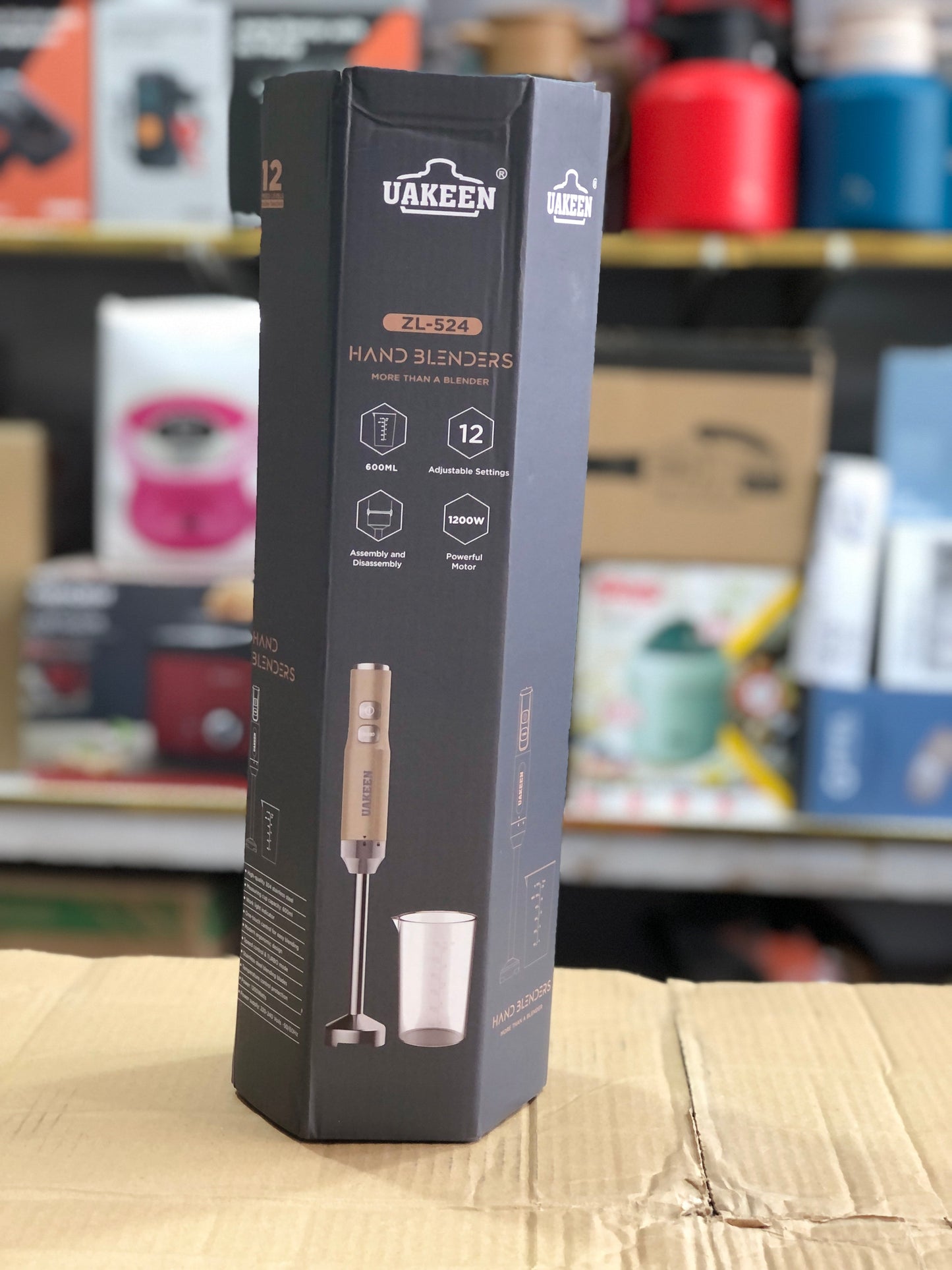 Uakeen 2 in 1 Electric Hand Blender Set Zl-524