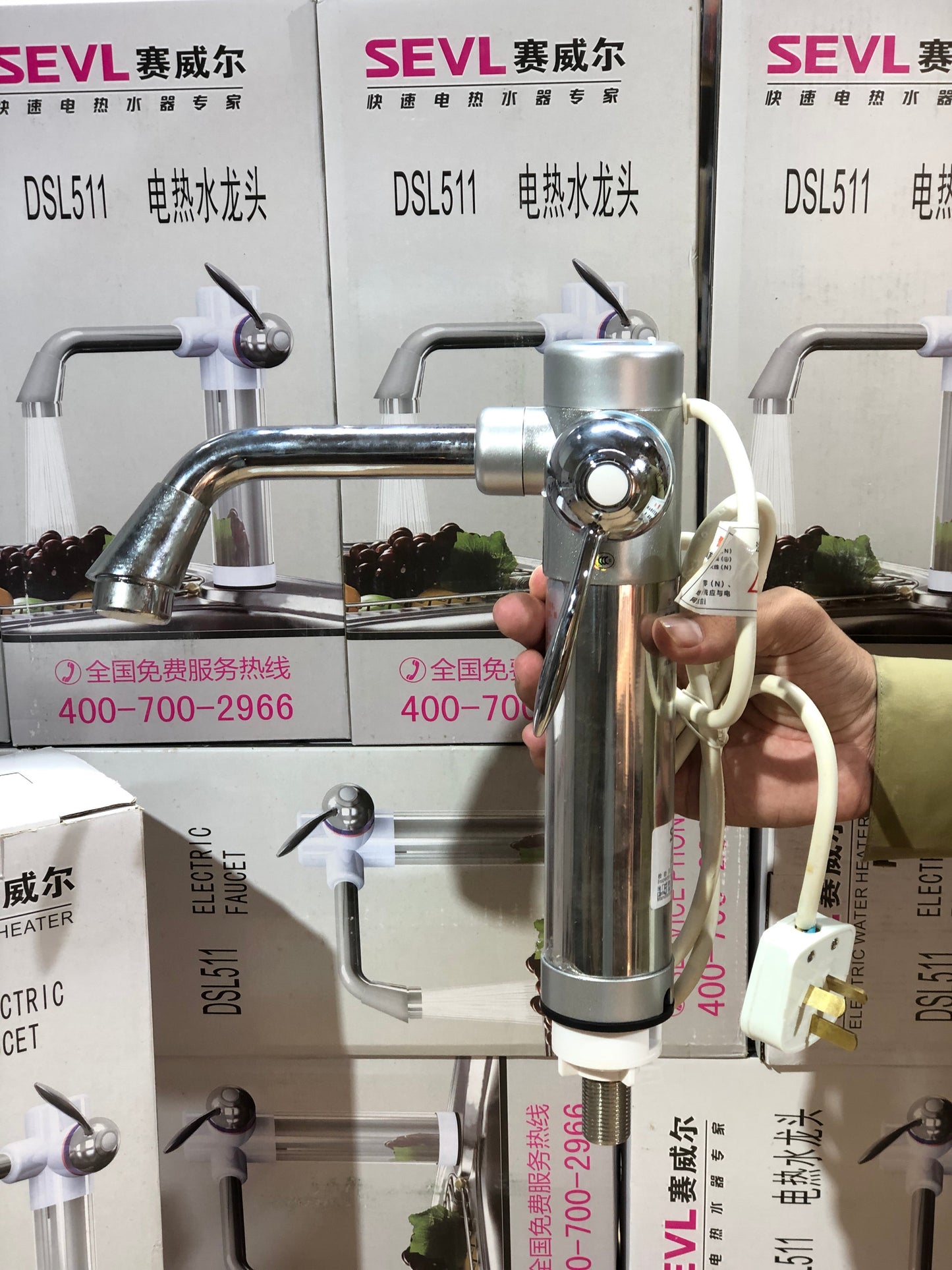 Lot Imported Sevl Electric Water Faucet