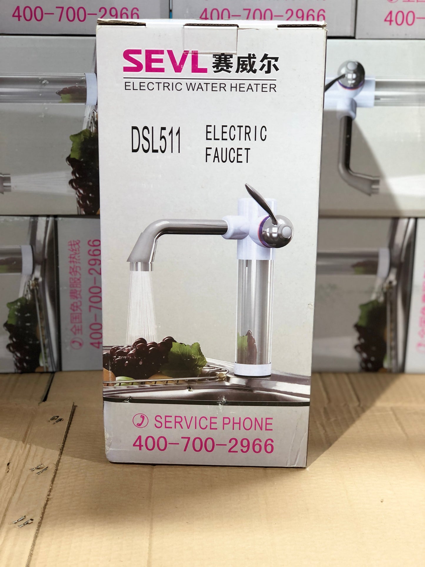 Lot Imported Sevl Electric Water Faucet