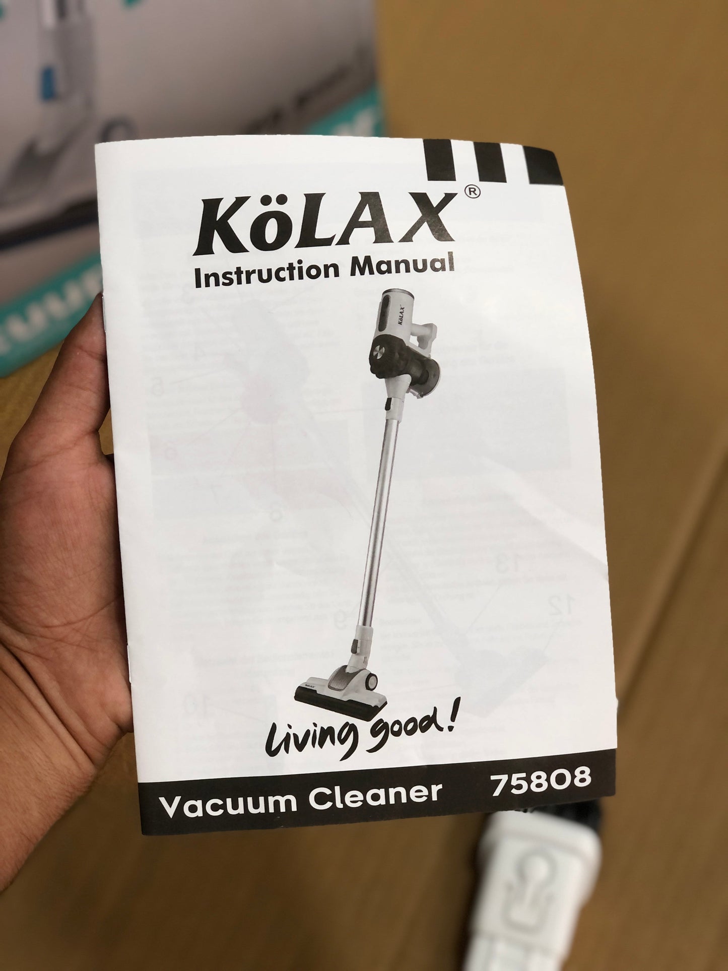 KoLAX 3 in 1 Cyclonic Rechargeable Stick Vacuum Cleaner