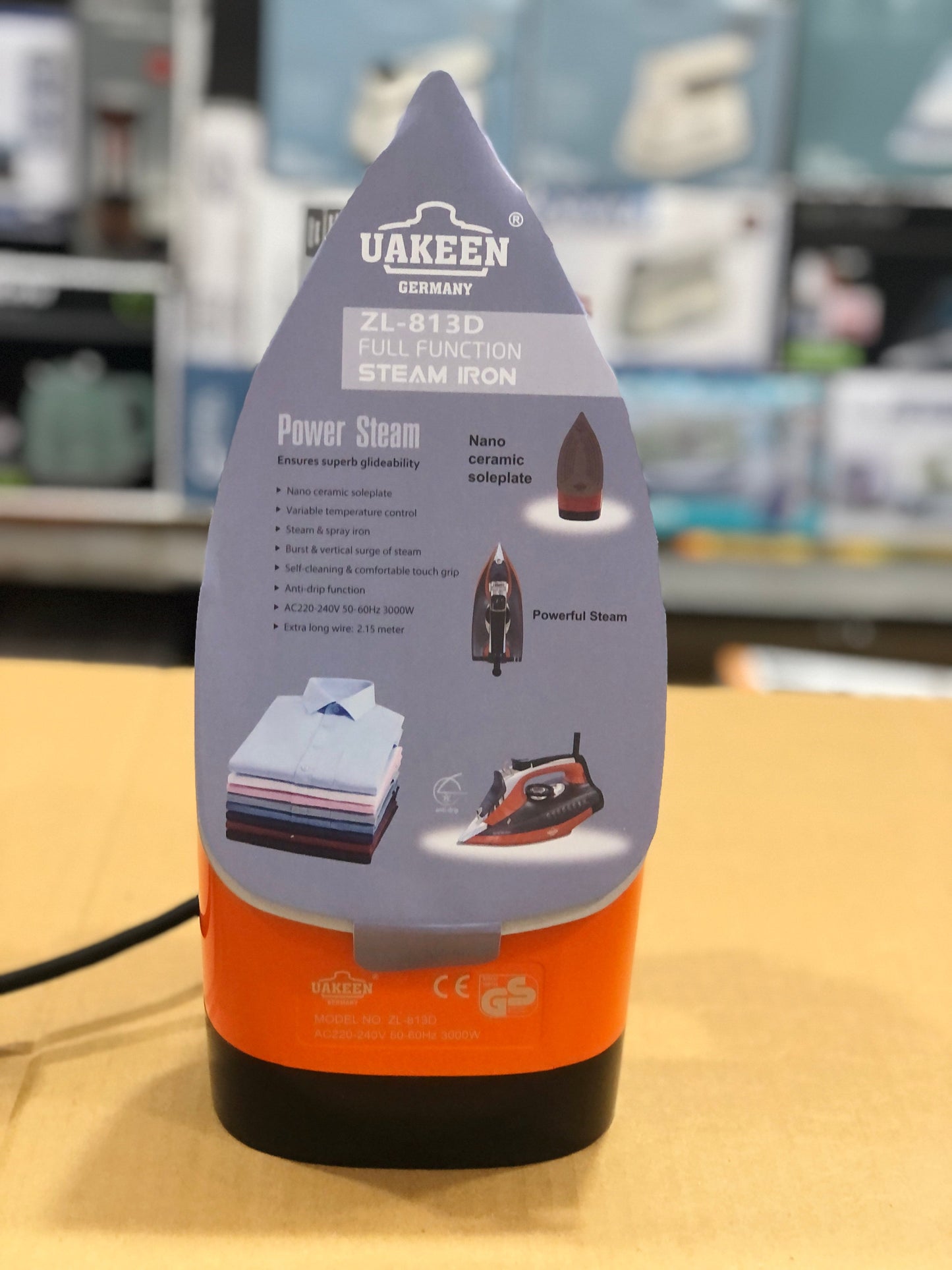 Uakeen Steam Iron ZL-812B