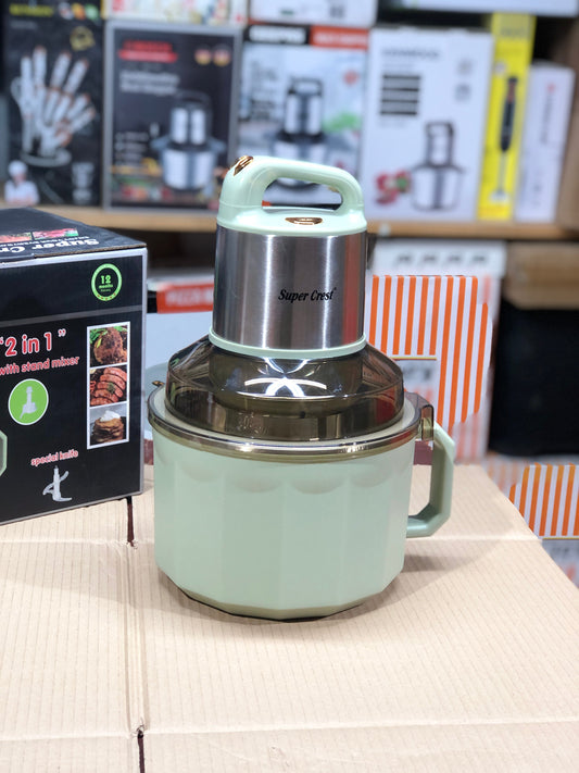 Super Crest 2 in 1 Chopper & Stand Mixer SCT-2038
