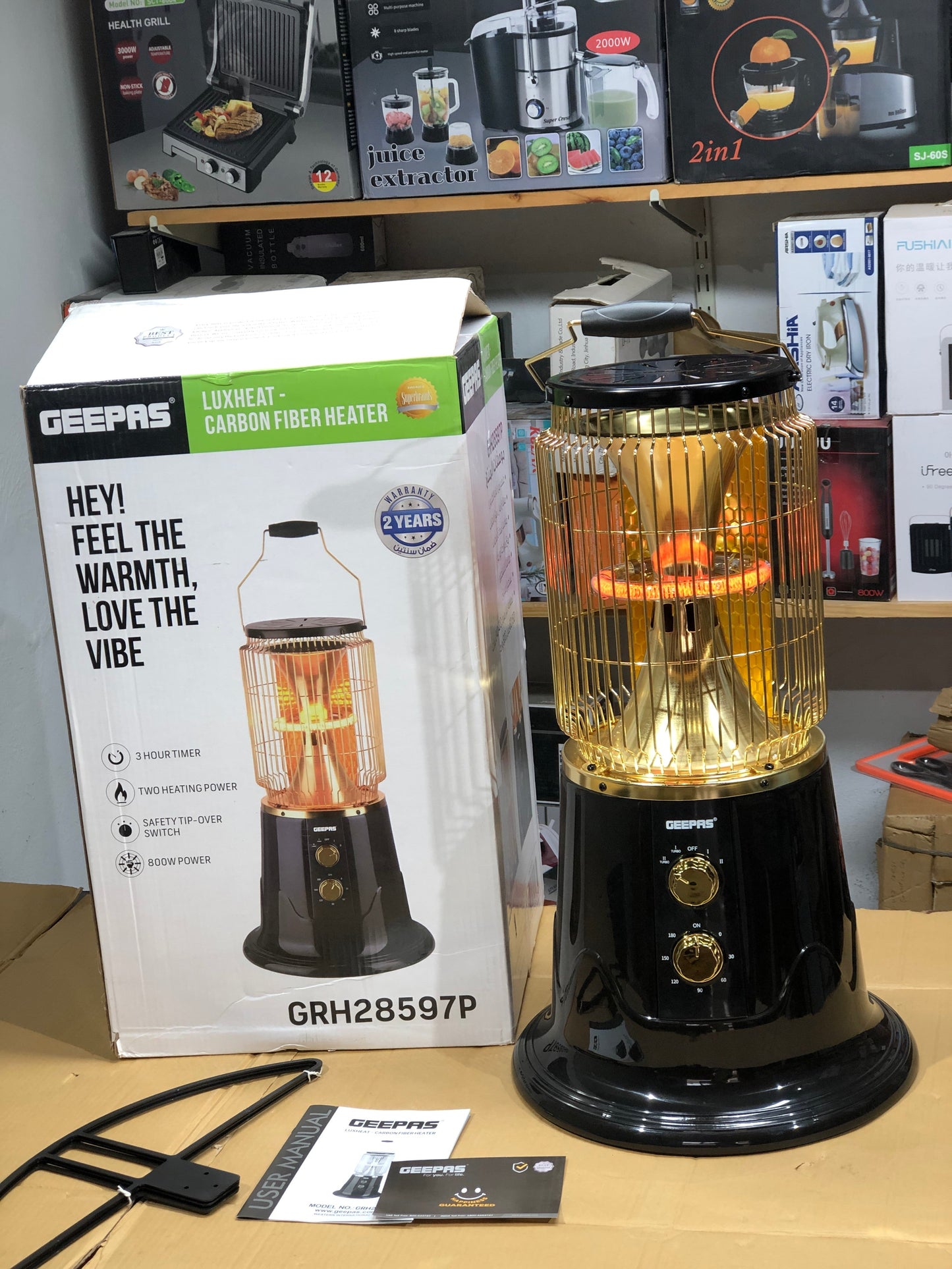 Geepas Luxheat Carbon Fiber Heater 28597
