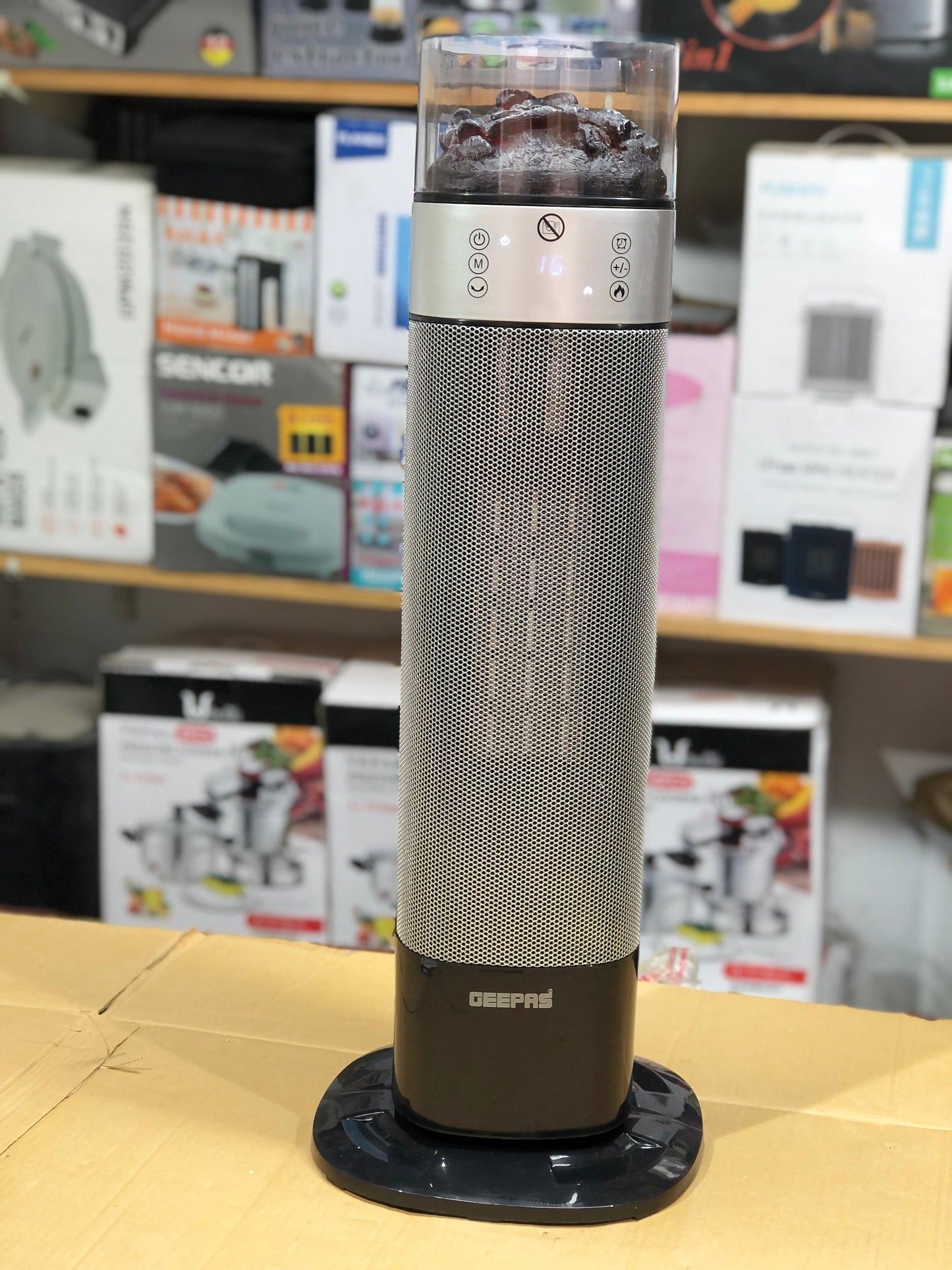 Geepas 3D Scenery Tower Ceramic Heater Grh28589P