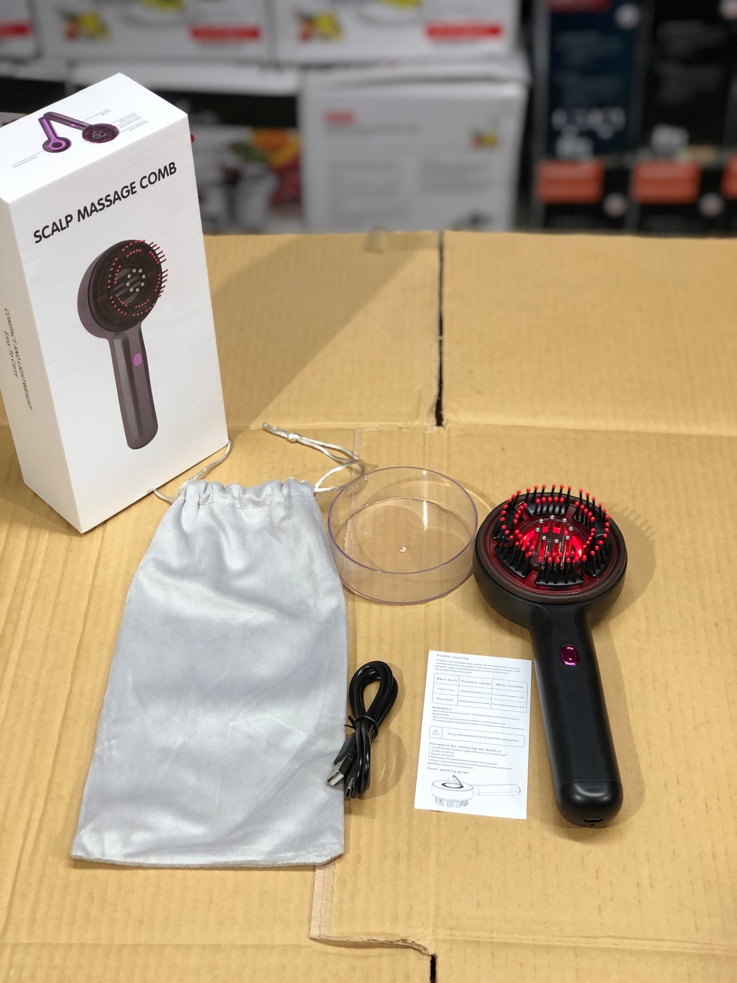 Rechargeable Scalp Massage Comb