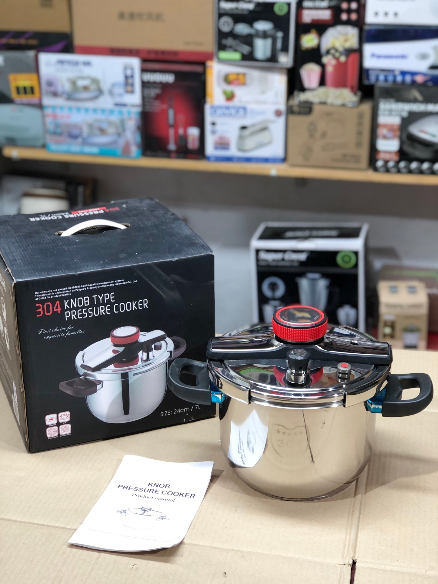 Imported 7 & 9 Liter Pressure cooker